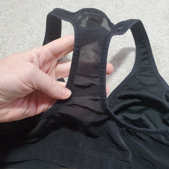 LULULEMON Lift & Separate Sports Bra Front Eye Hook Closure Blk Women 36DD, 36E - Picture 4 of 10